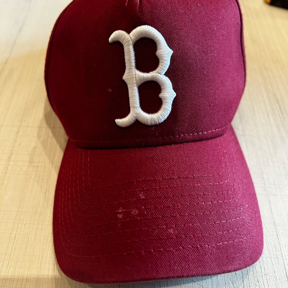 New Era Kids Maroon Cap with White Logo